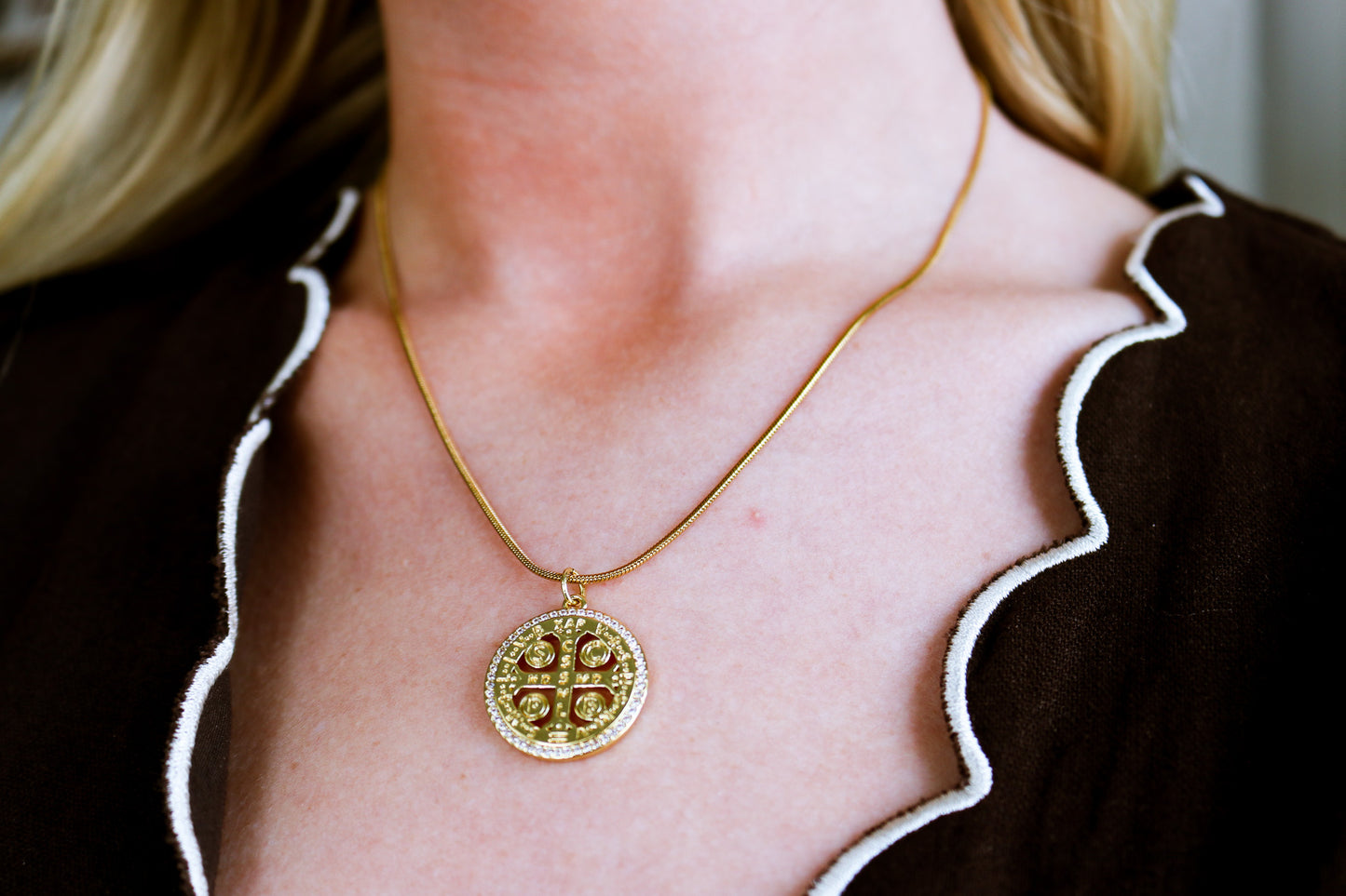 Rosings Park Medallion Necklace