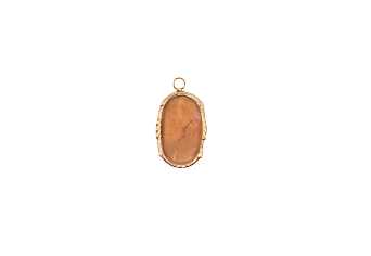 Peachy Enamel Charm