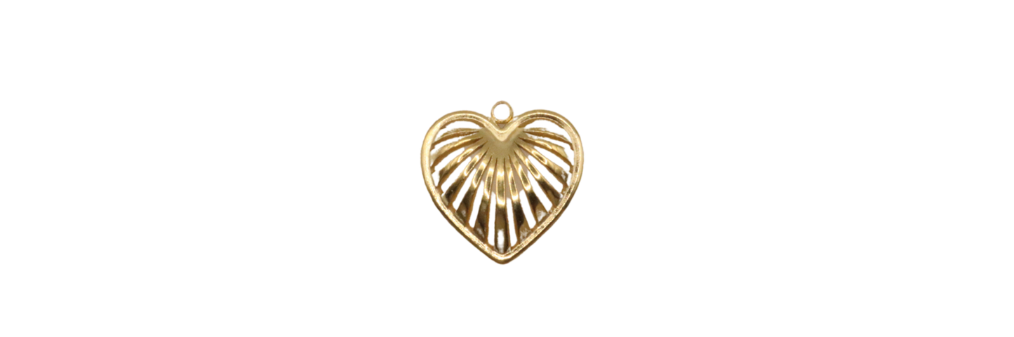 Gold Vent Heart