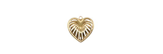 Gold Vent Heart