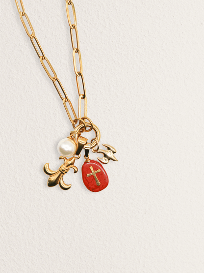 Custom Cluster Charm Necklace