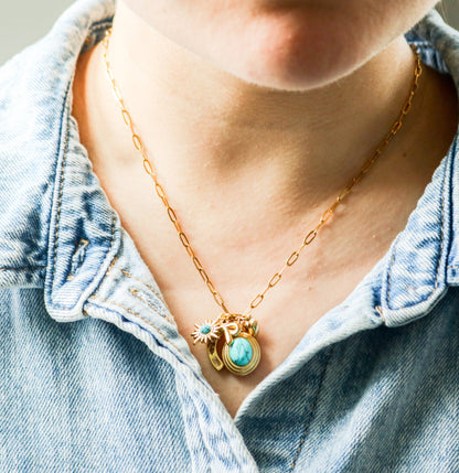 Custom Cluster Charm Necklace