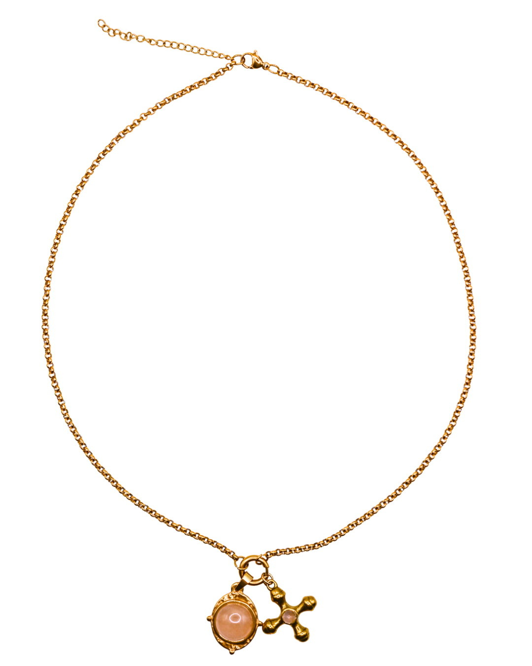 The Georgiana Double Charm Necklace